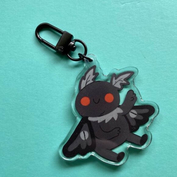 Mothman acrylic keychain - double sided - Picture 2 of 4